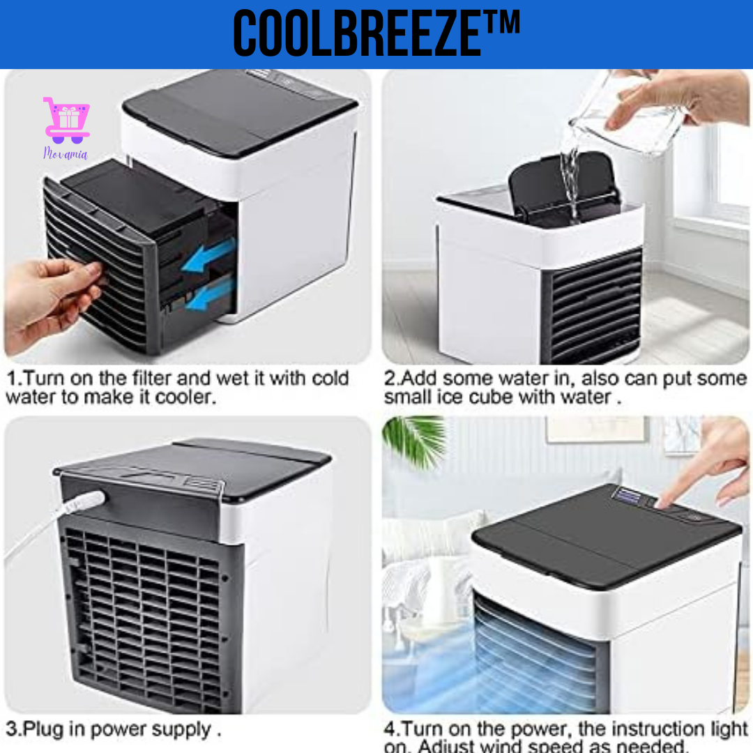 CoolBreeze™ Aire acondicionado portátil ❄️❄️